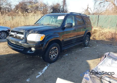2005 Toyota Sequoia Limited V8 z USA, uszkodzony, nr VIN 5TDBT48A85S250580